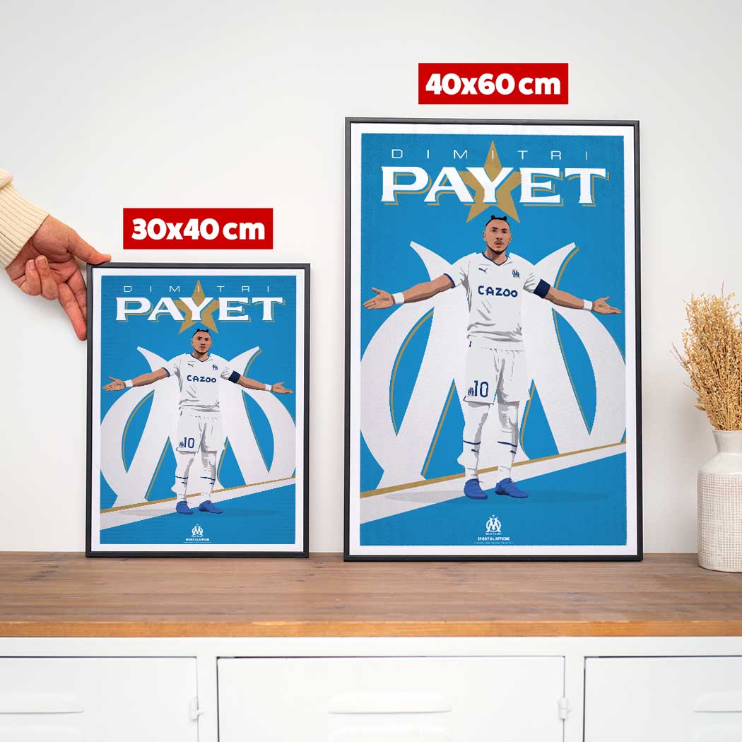 Affiche OM - Dimitri Payet