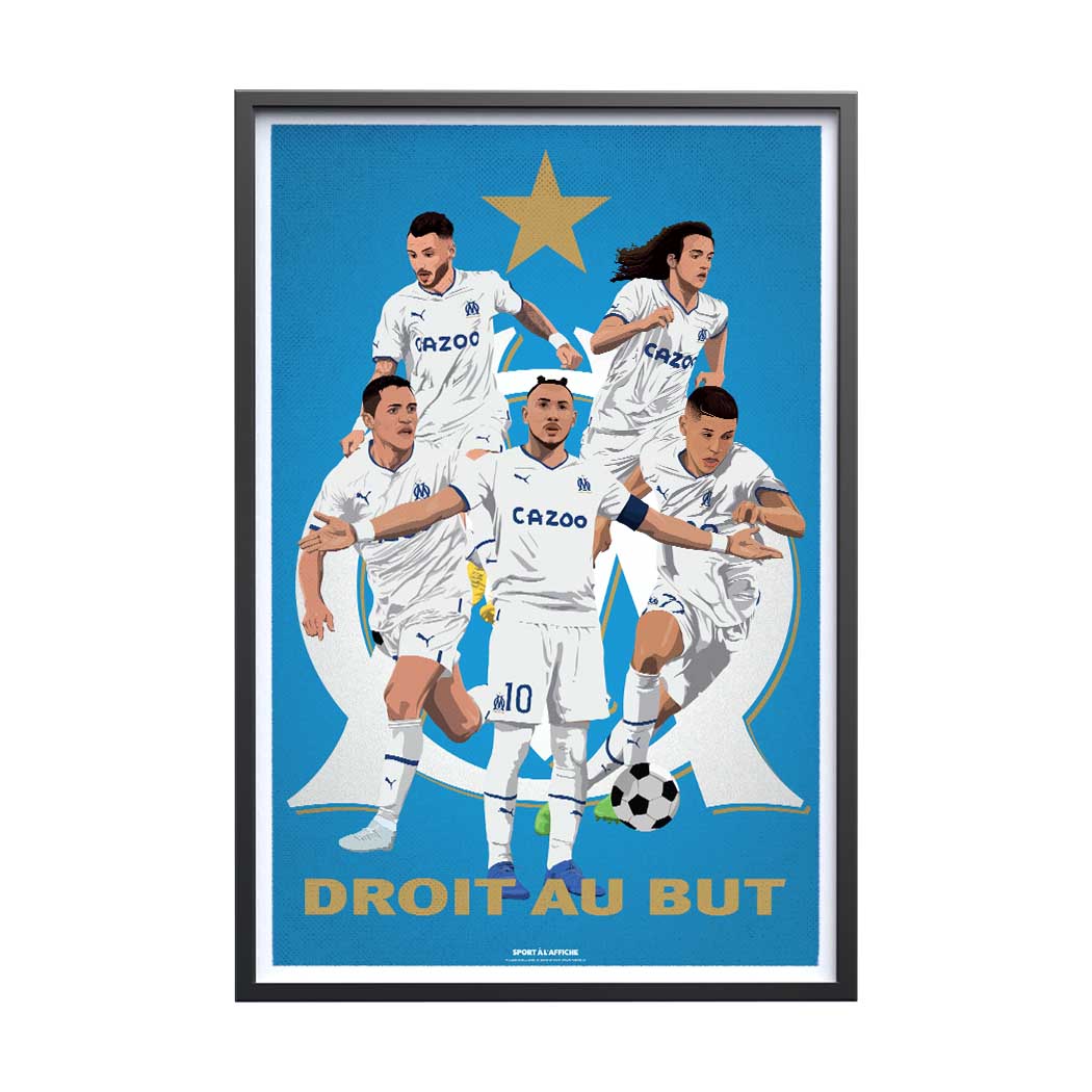 Affiche OM - Les Olympiens