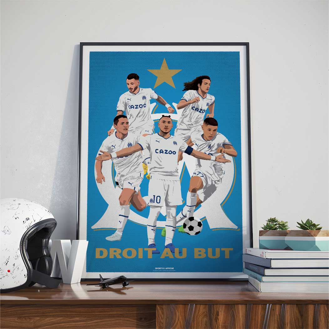 Affiche OM - Les Olympiens