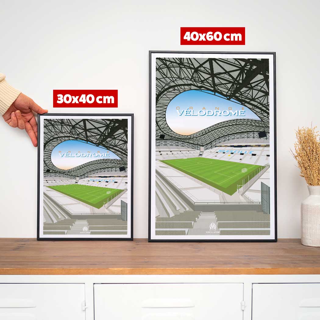 Affiche OM - Stade Orange Vélodrome