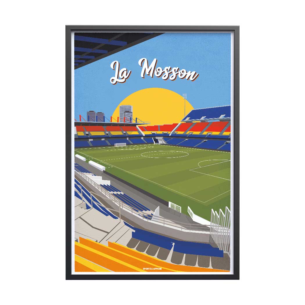 Affiche Montpellier - Stade de la Mosson