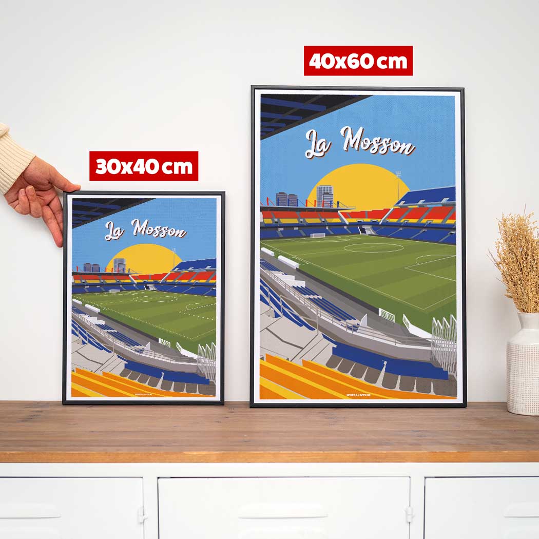 Affiche Montpellier - Stade de la Mosson