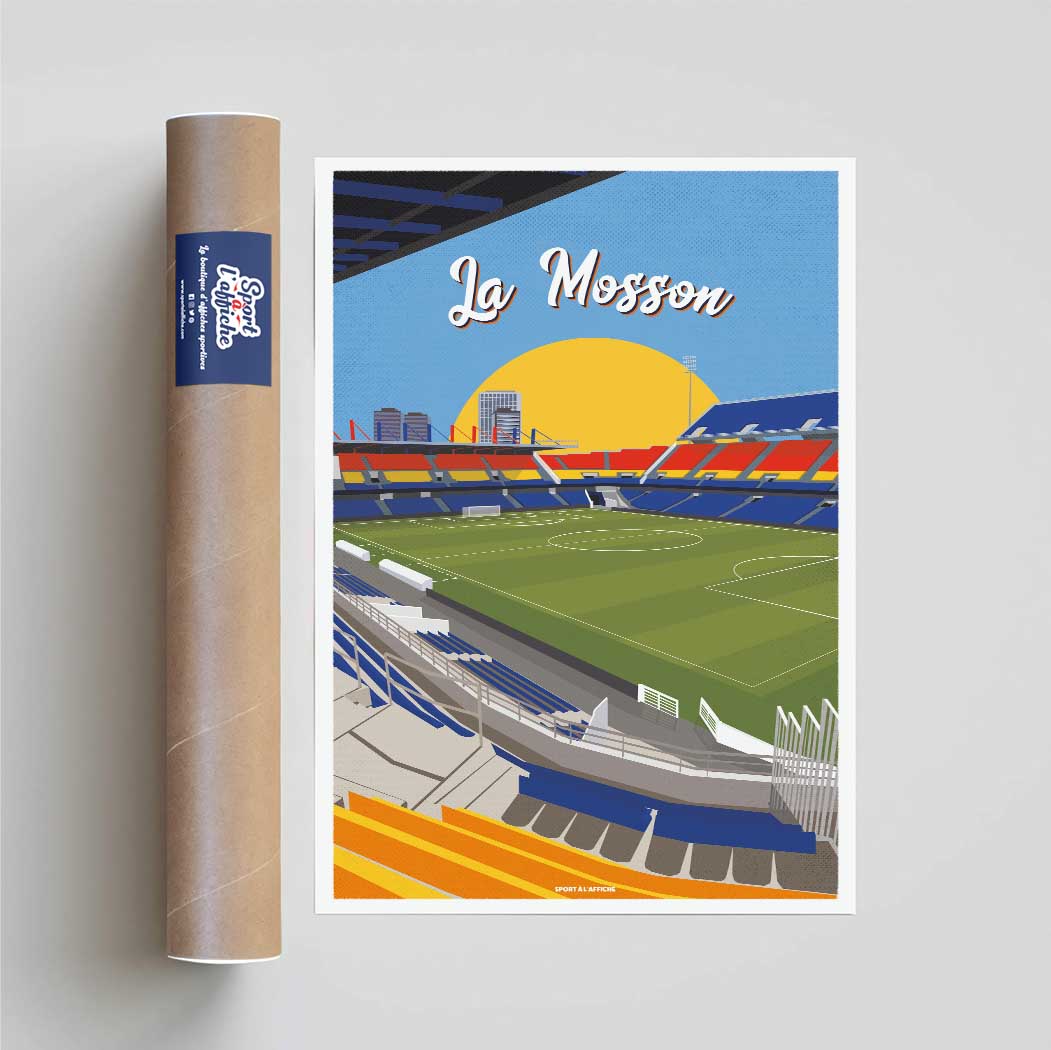Affiche Montpellier - Stade de la Mosson