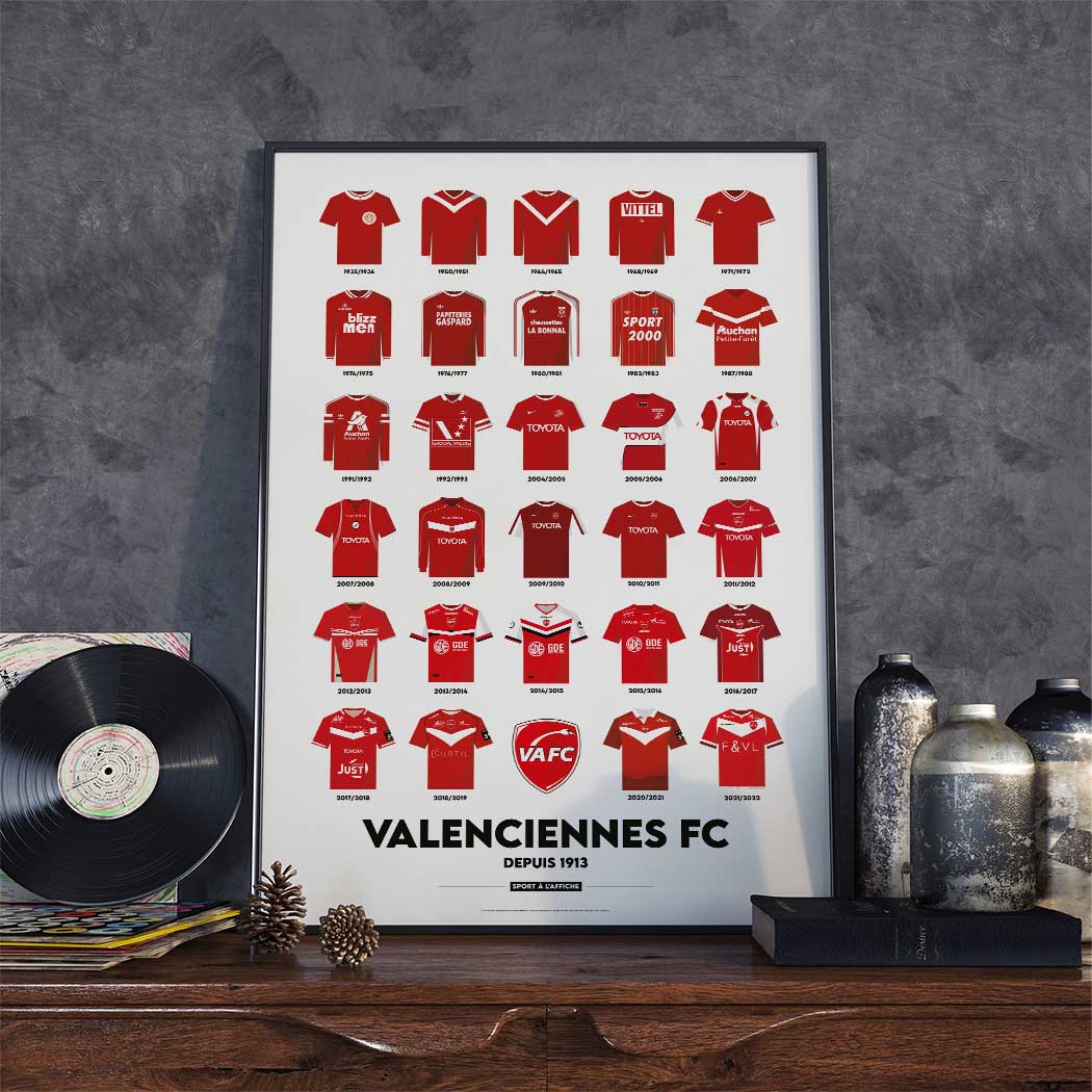 Affiche VAFC - Maillots Historiques