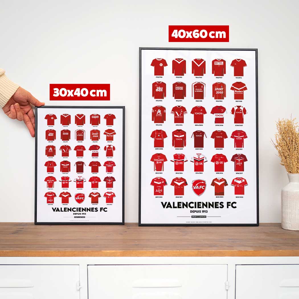 Affiche VAFC - Maillots Historiques