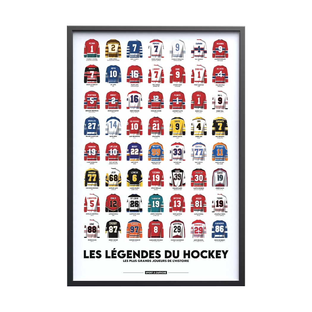 Affiche Hockey - Les Légendes du Hockey