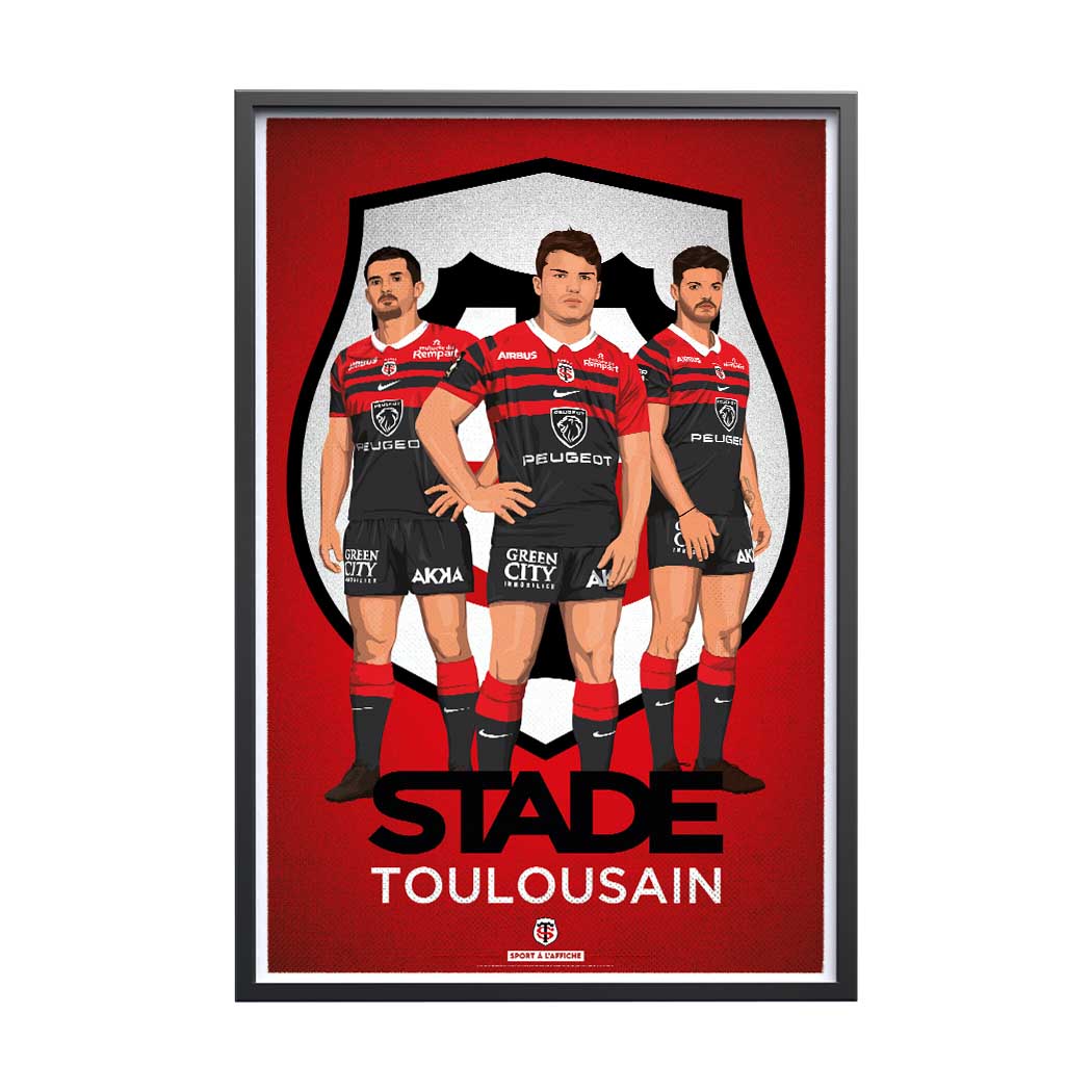 Affiche Stade Toulousain - Les Rouge et Noir