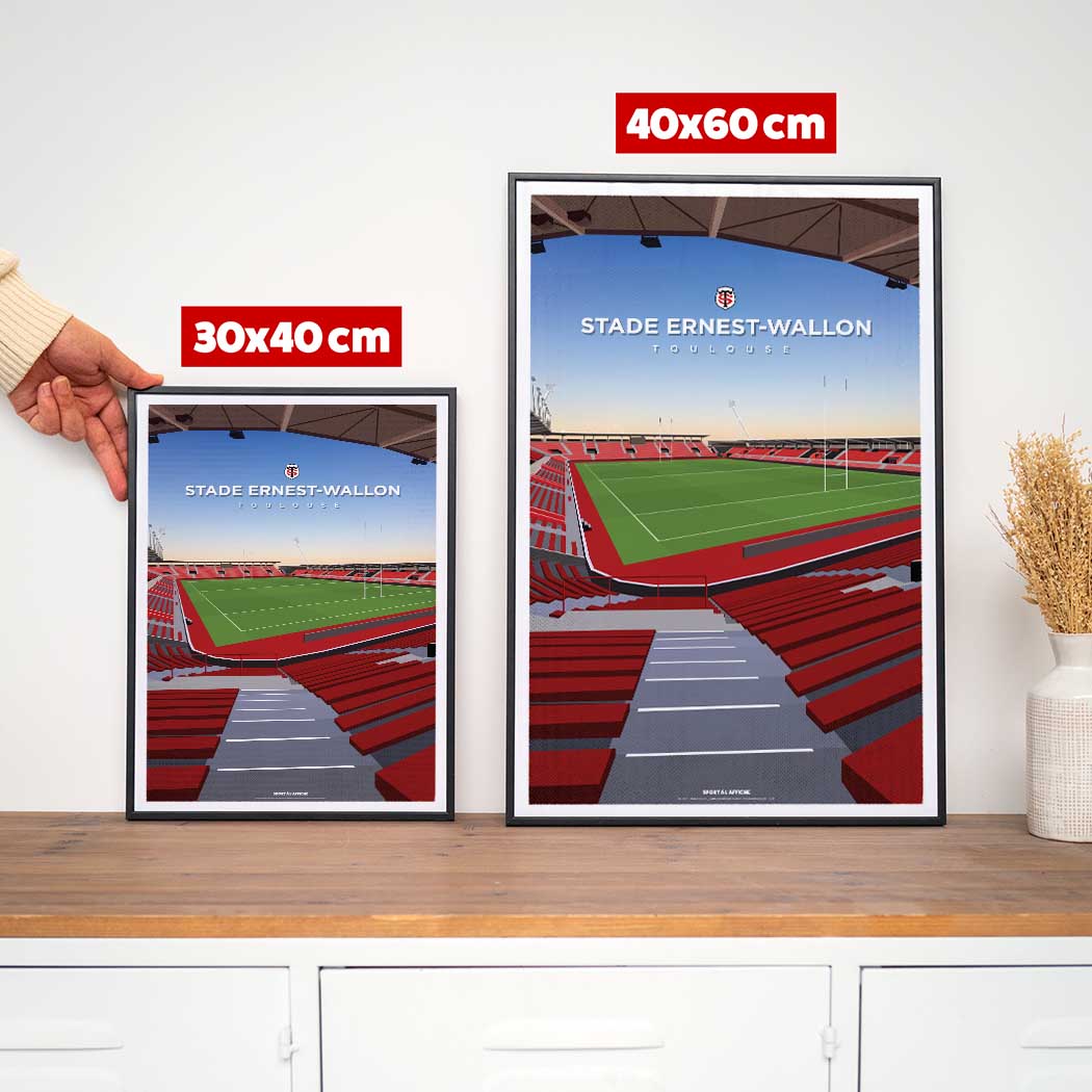 Affiche Stade Toulousain - Stade Ernest-Wallon