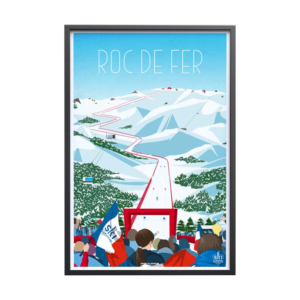 Affiche Courchevel-Méribel 2023 - Roc de Fer