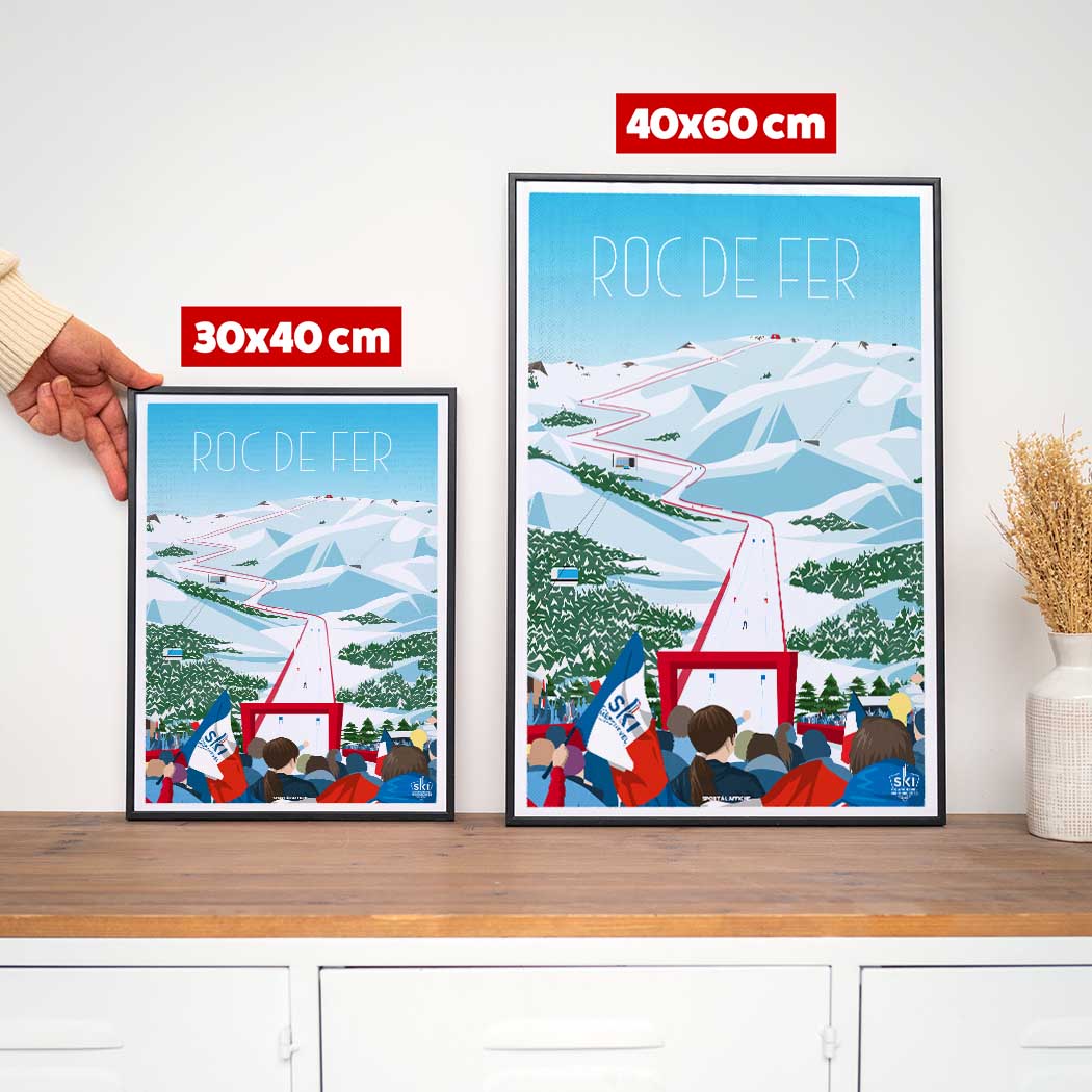 Affiche Courchevel-Méribel 2023 - Roc de Fer