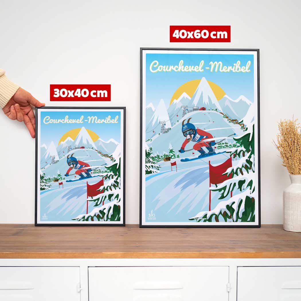 Affiche Courchevel-Méribel 2023 - Toya