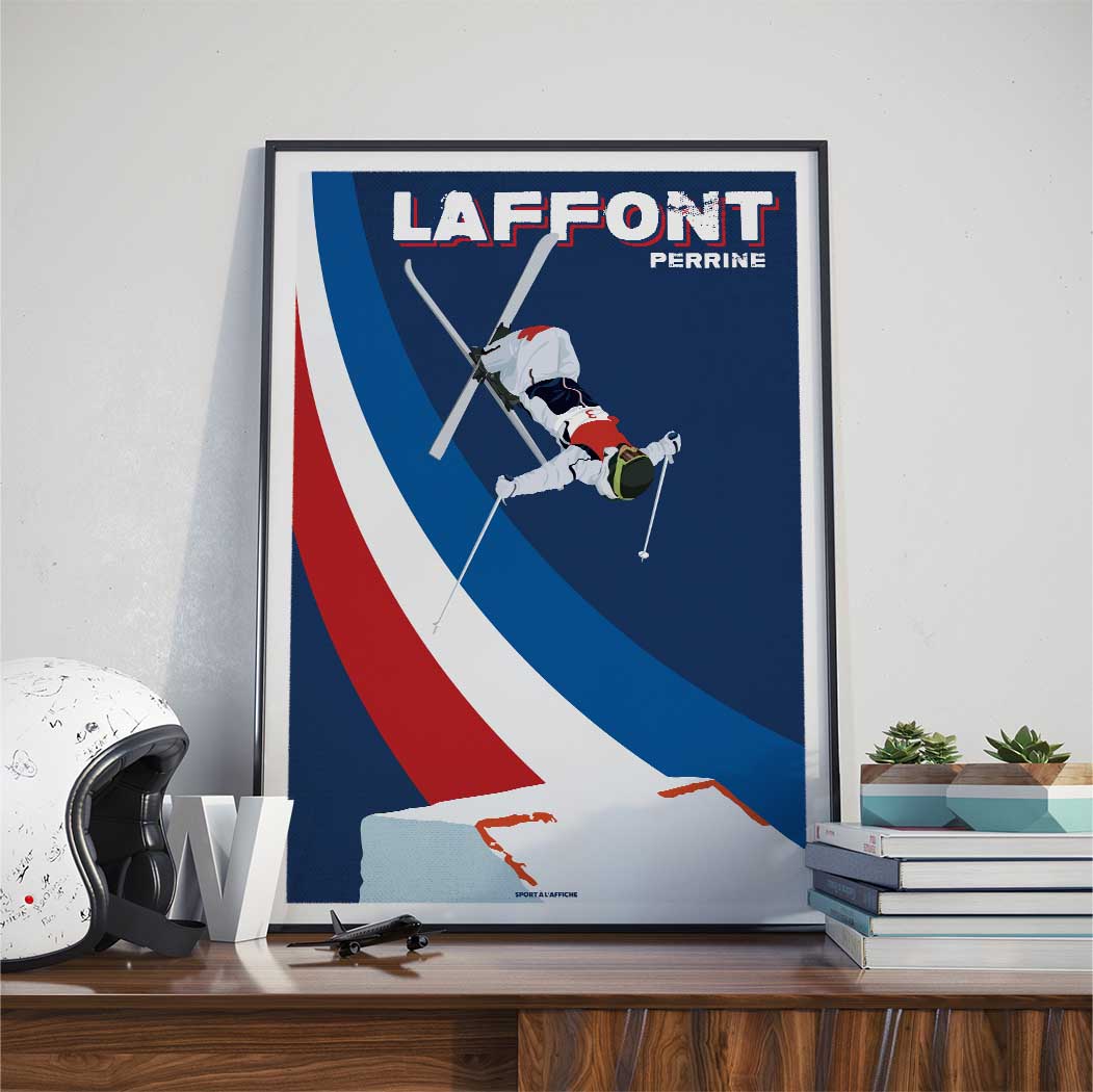 Affiche Ski - Perrine Laffont