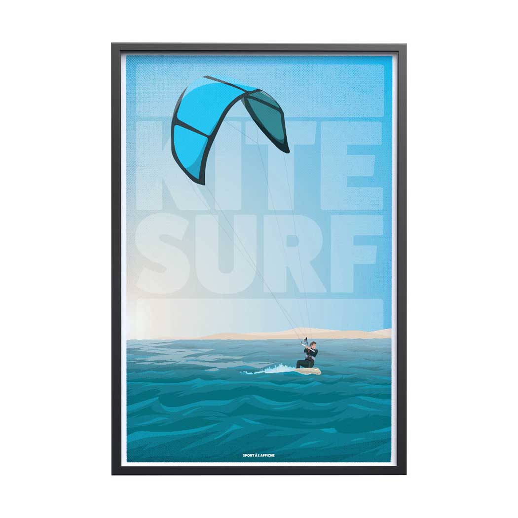 Affiche Sports Nautiques - Kitesurf