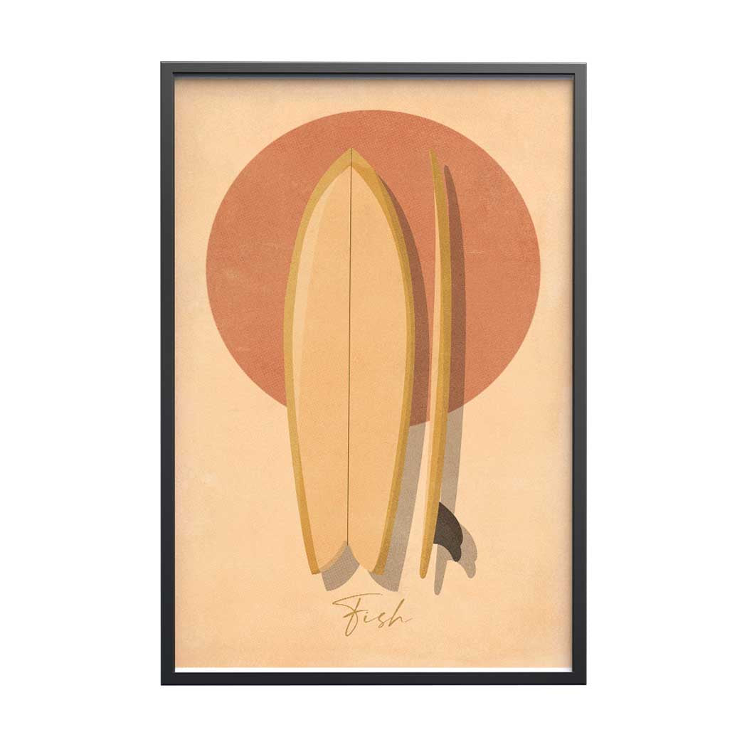 Affiche Surf - Fish