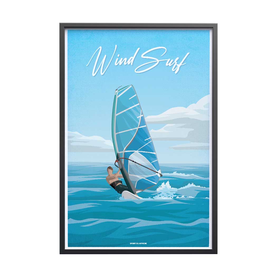 Affiche Sports Nautiques - Windsurf