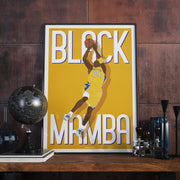 Affiche Basket - Kobe Black Mamba