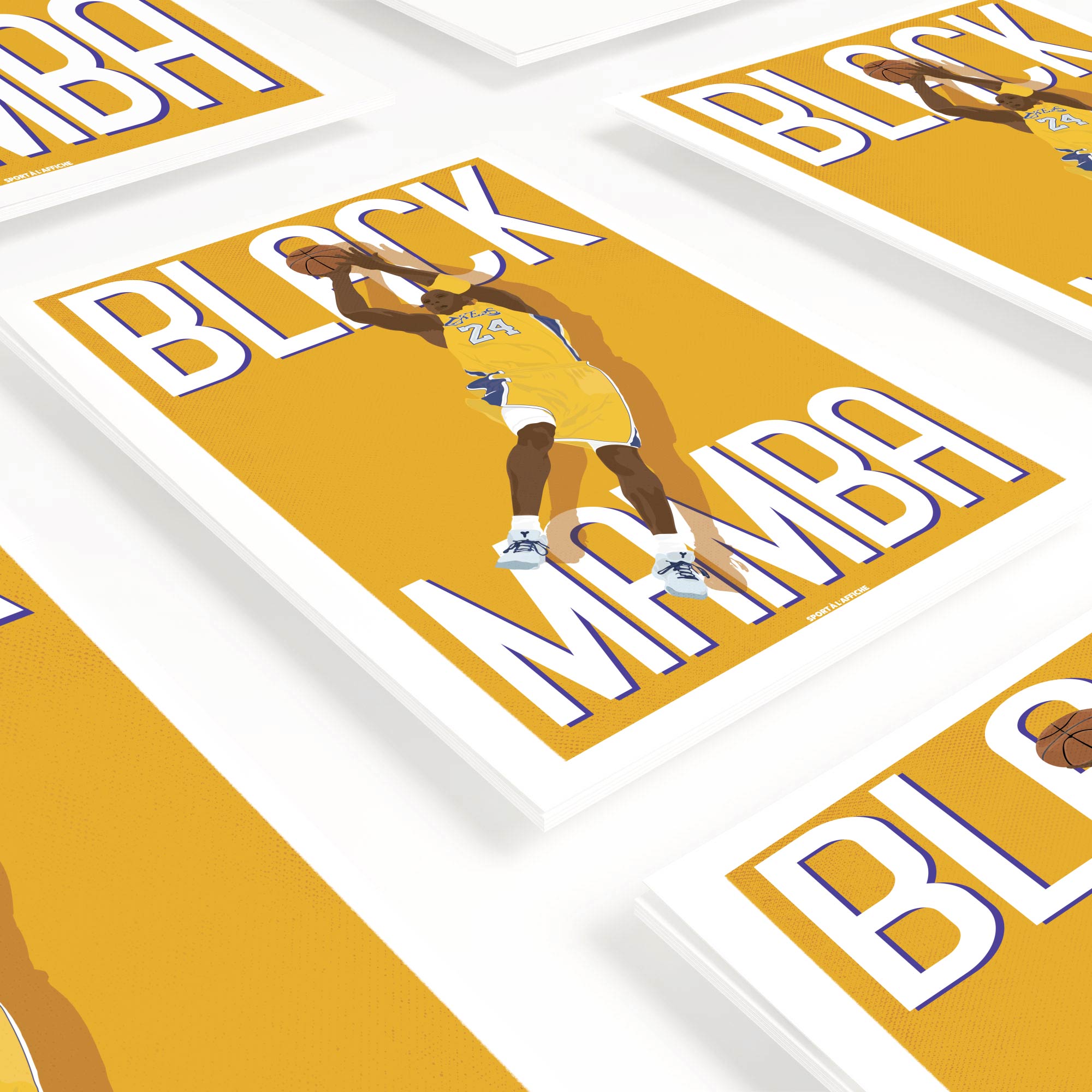 Affiche Basket - Kobe Black Mamba