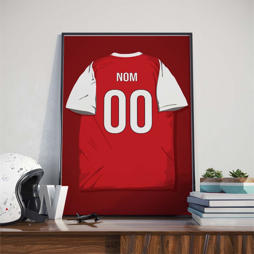 Affiche Mon Maillot de Foot Personnalisé
