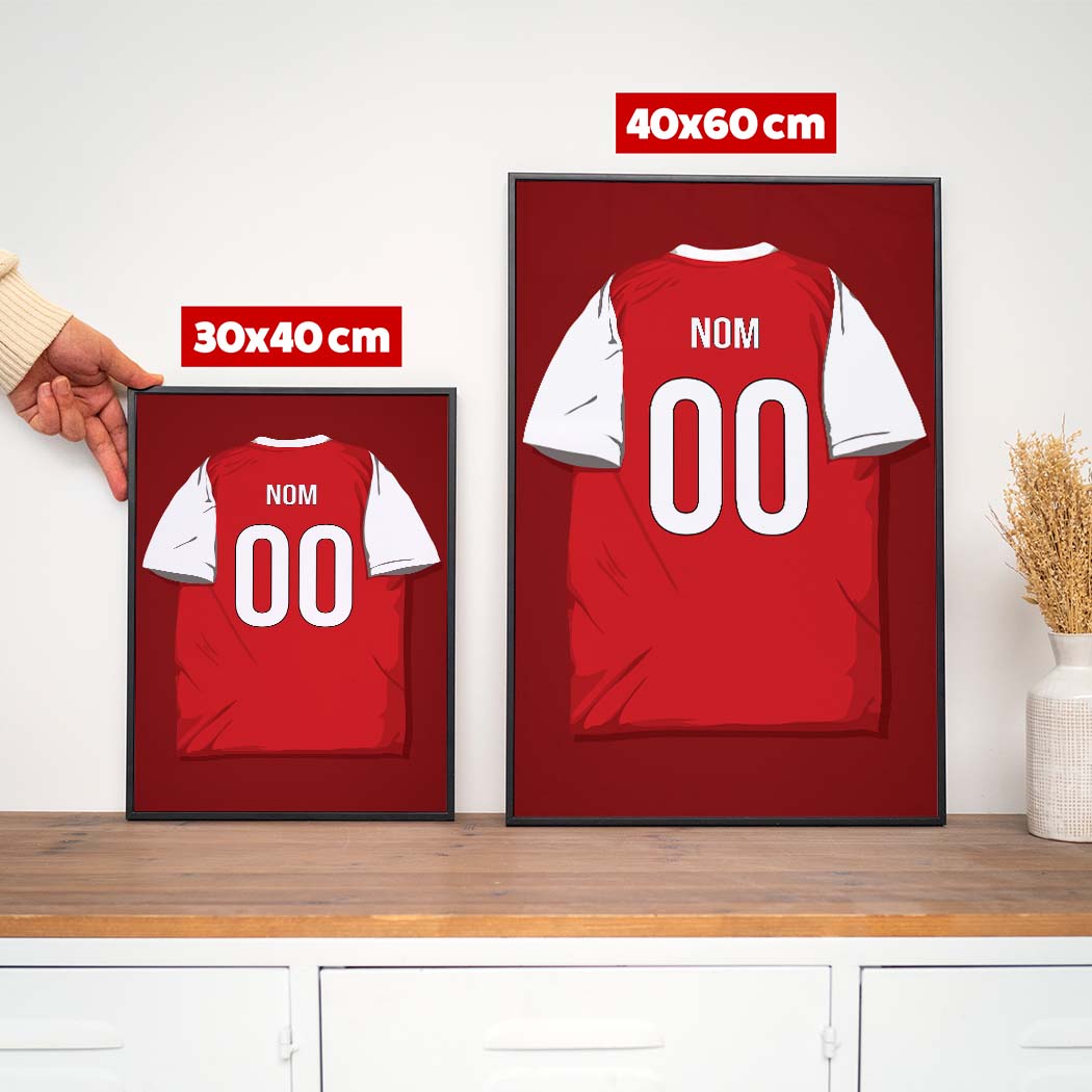 Affiche Mon Maillot de Foot Personnalisé