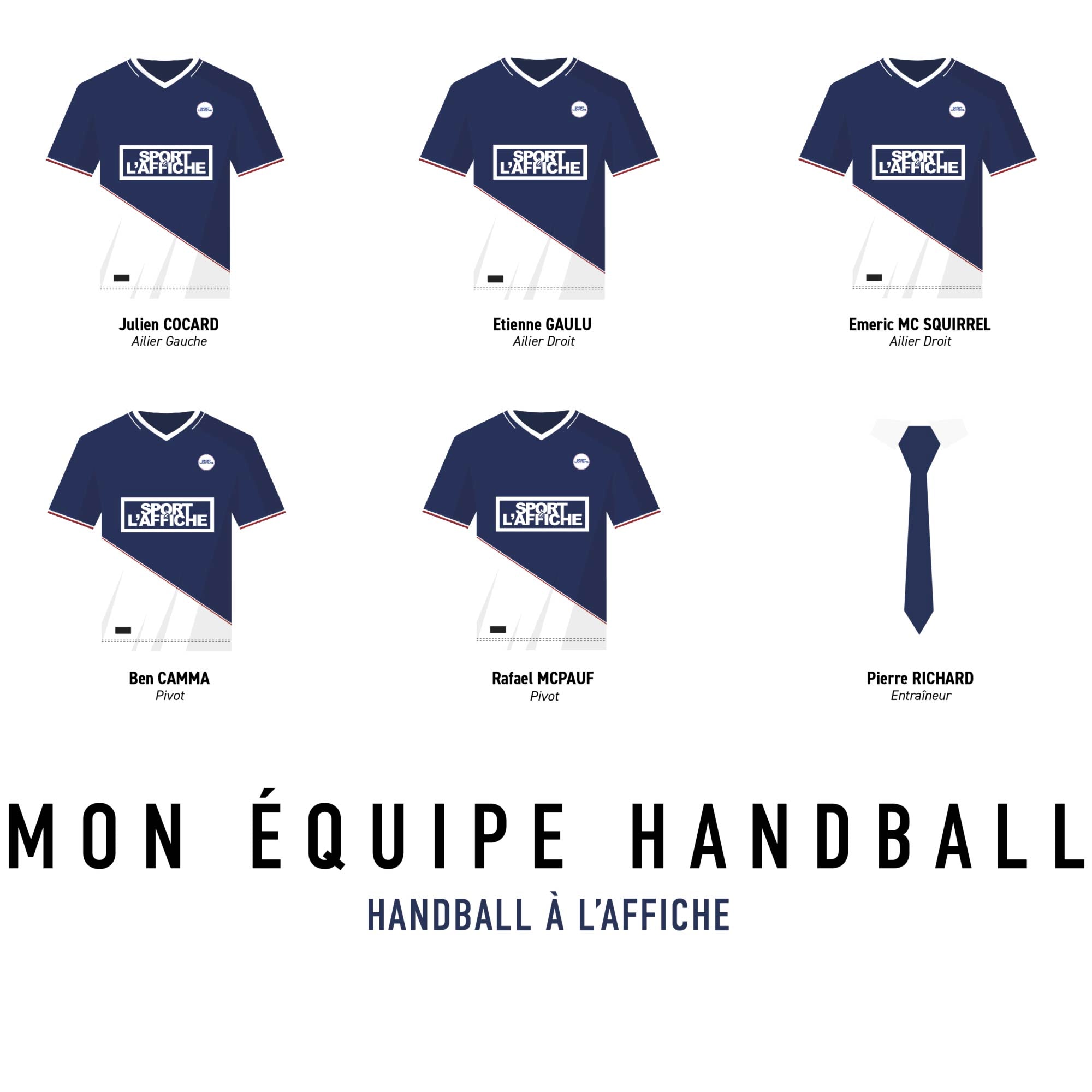 Créez une affiche de votre équipe de handball amateur
