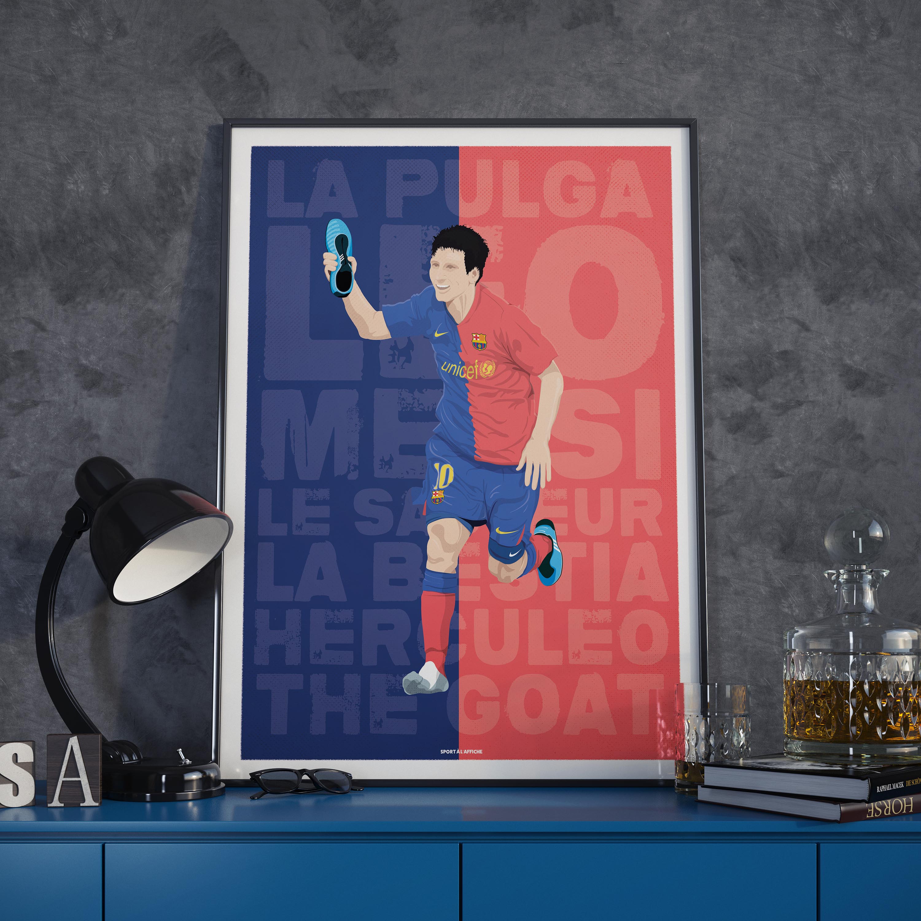Affiche Foot - Leo La Pulga