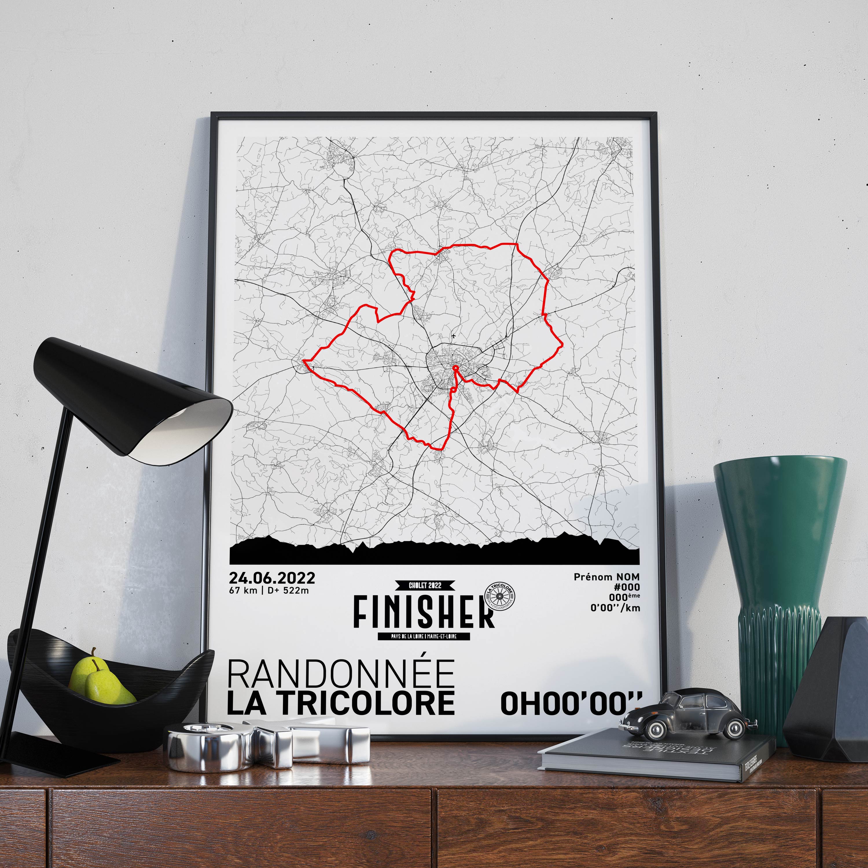 Affiche Cyclisme - La Randonnée Tricolore 2022