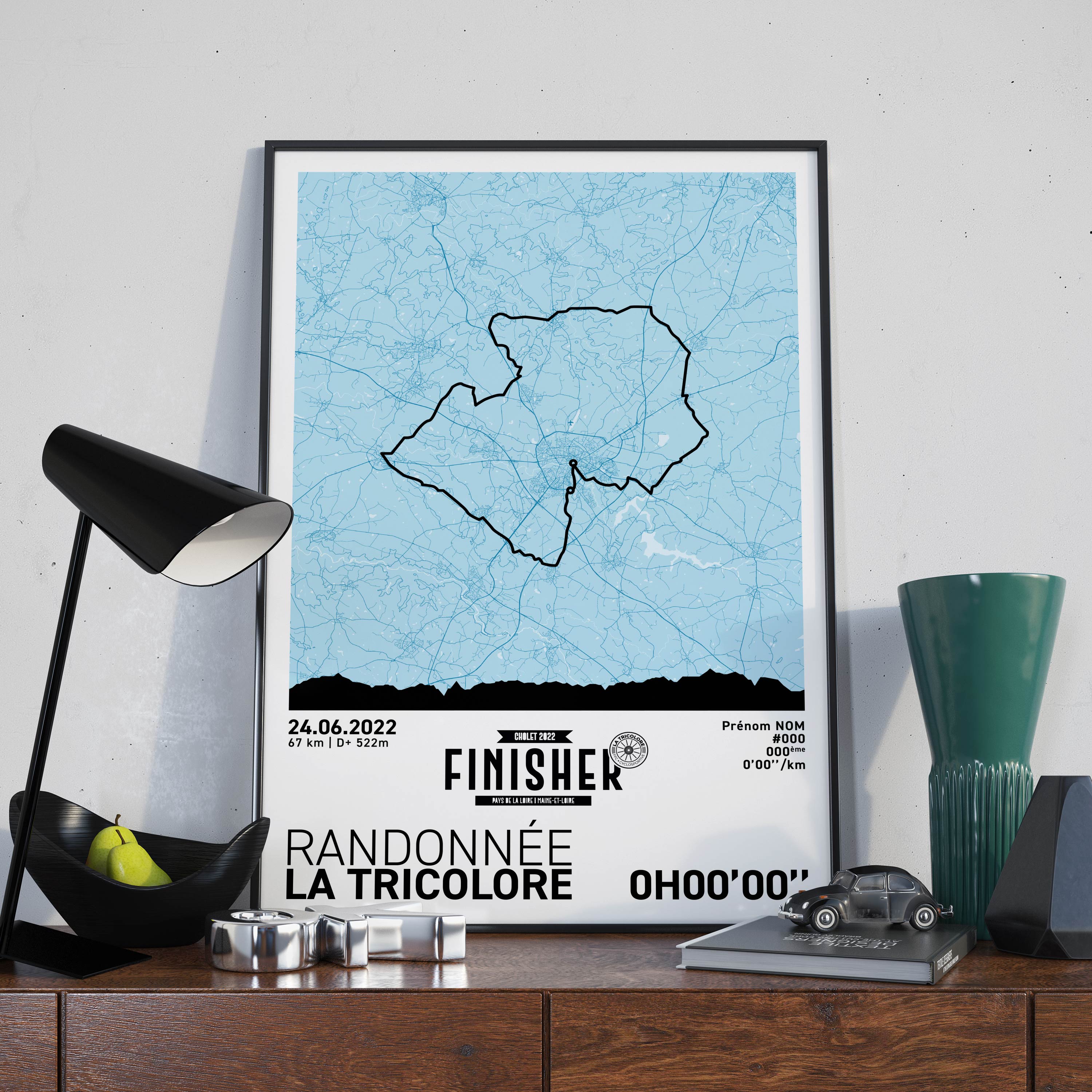 Affiche Cyclisme - La Randonnée Tricolore 2022