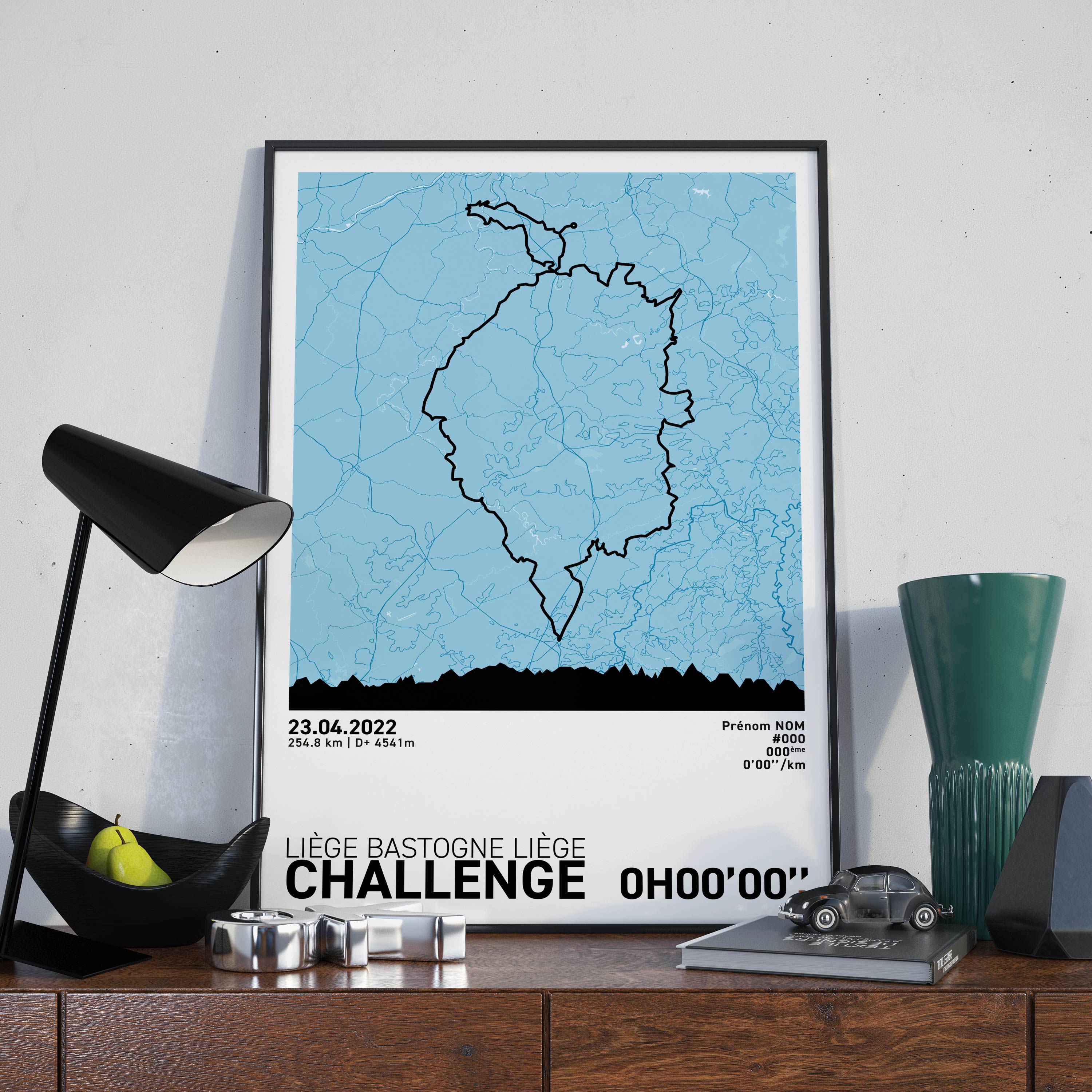 Affiche Cyclisme - Liège-Bastogne-Liège Challenge