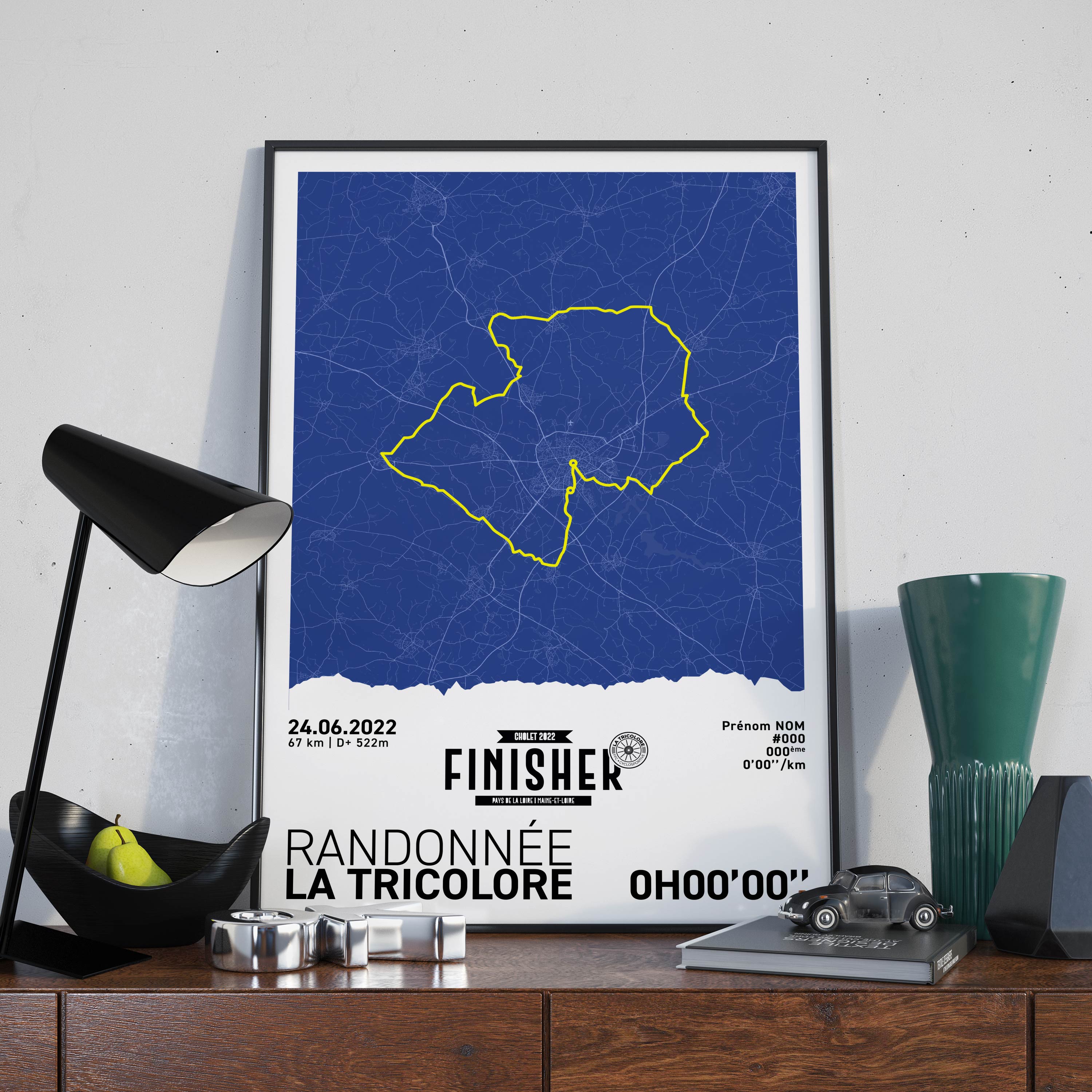 Affiche Cyclisme - La Randonnée Tricolore 2022