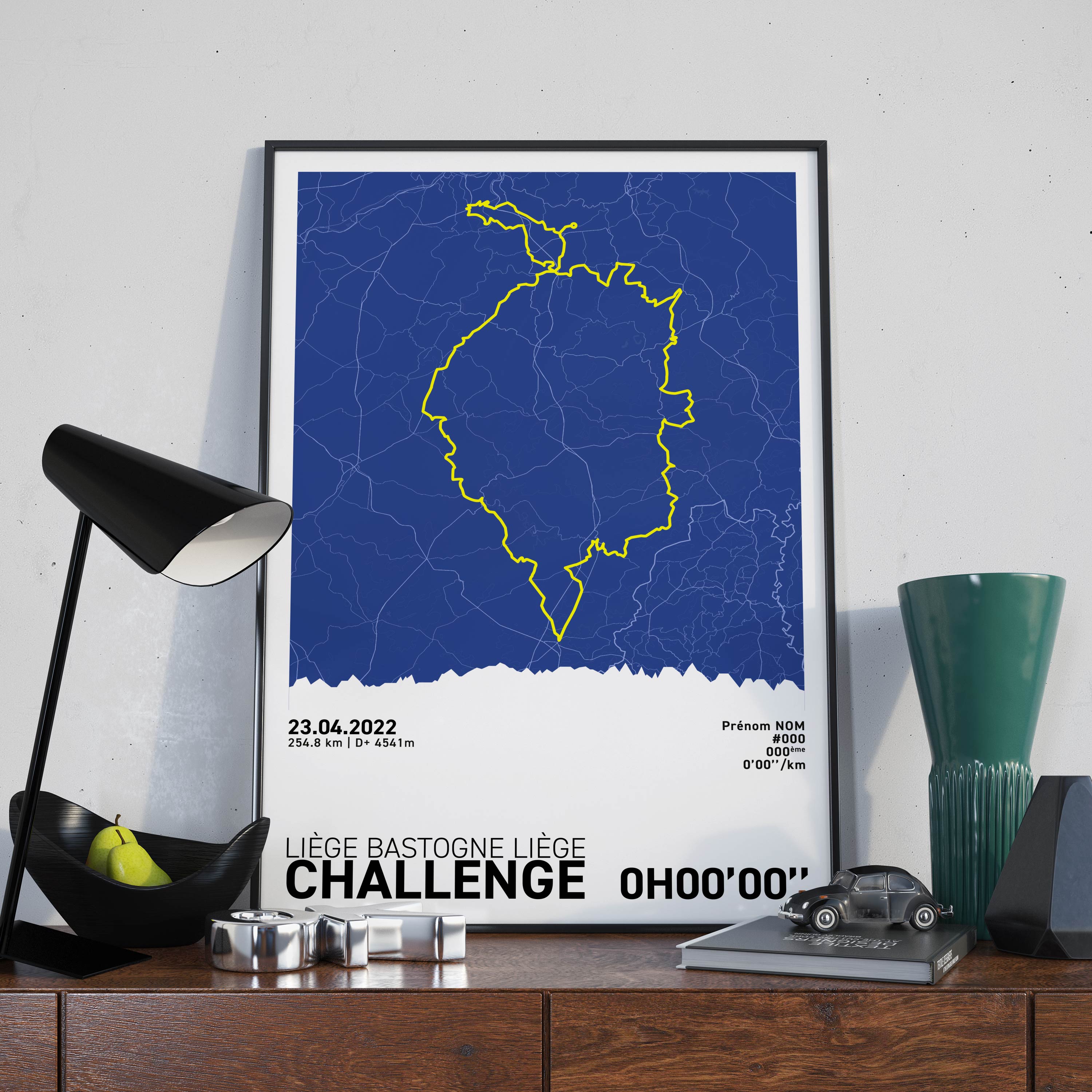 Affiche Cyclisme - Liège-Bastogne-Liège Challenge