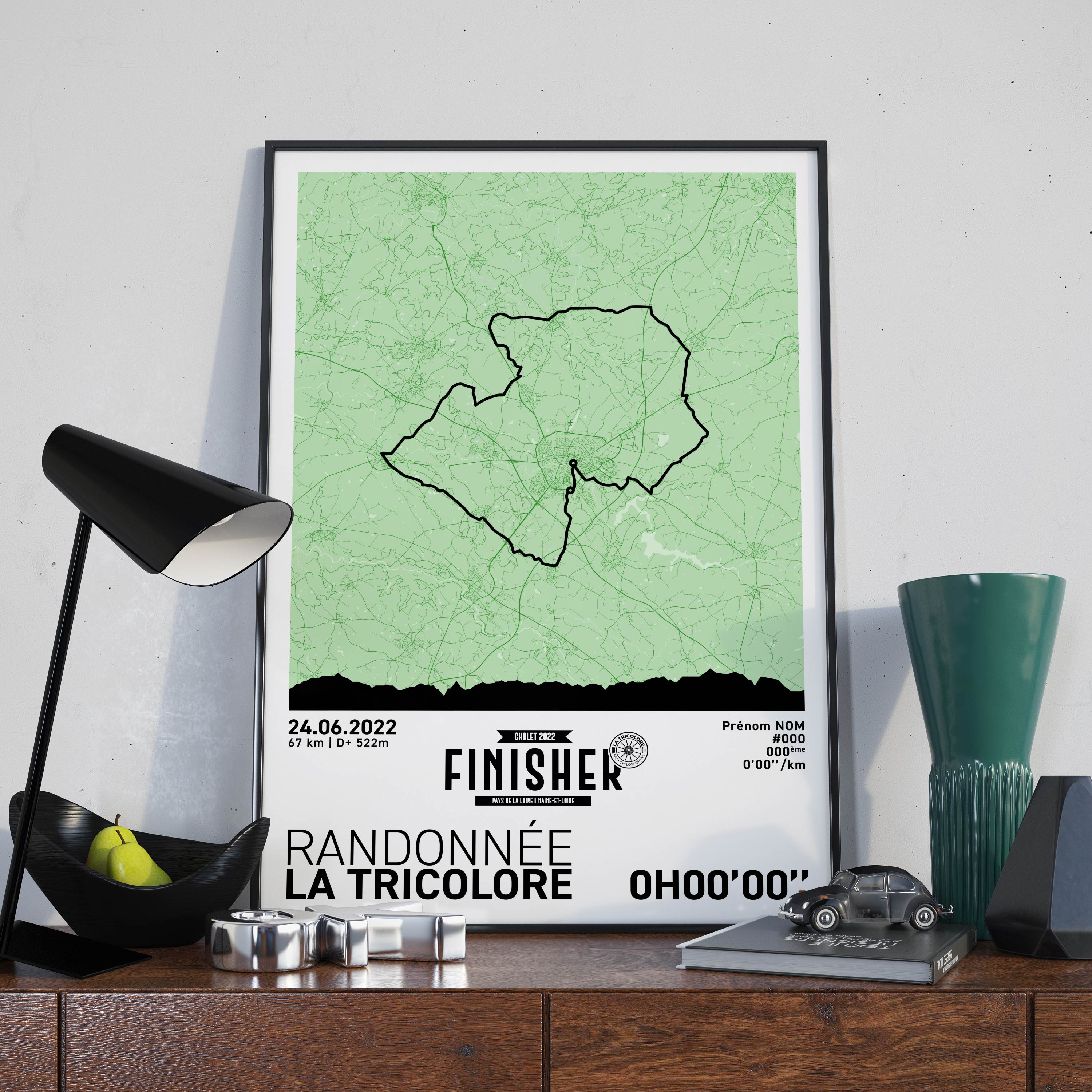 Affiche Cyclisme - La Randonnée Tricolore 2022
