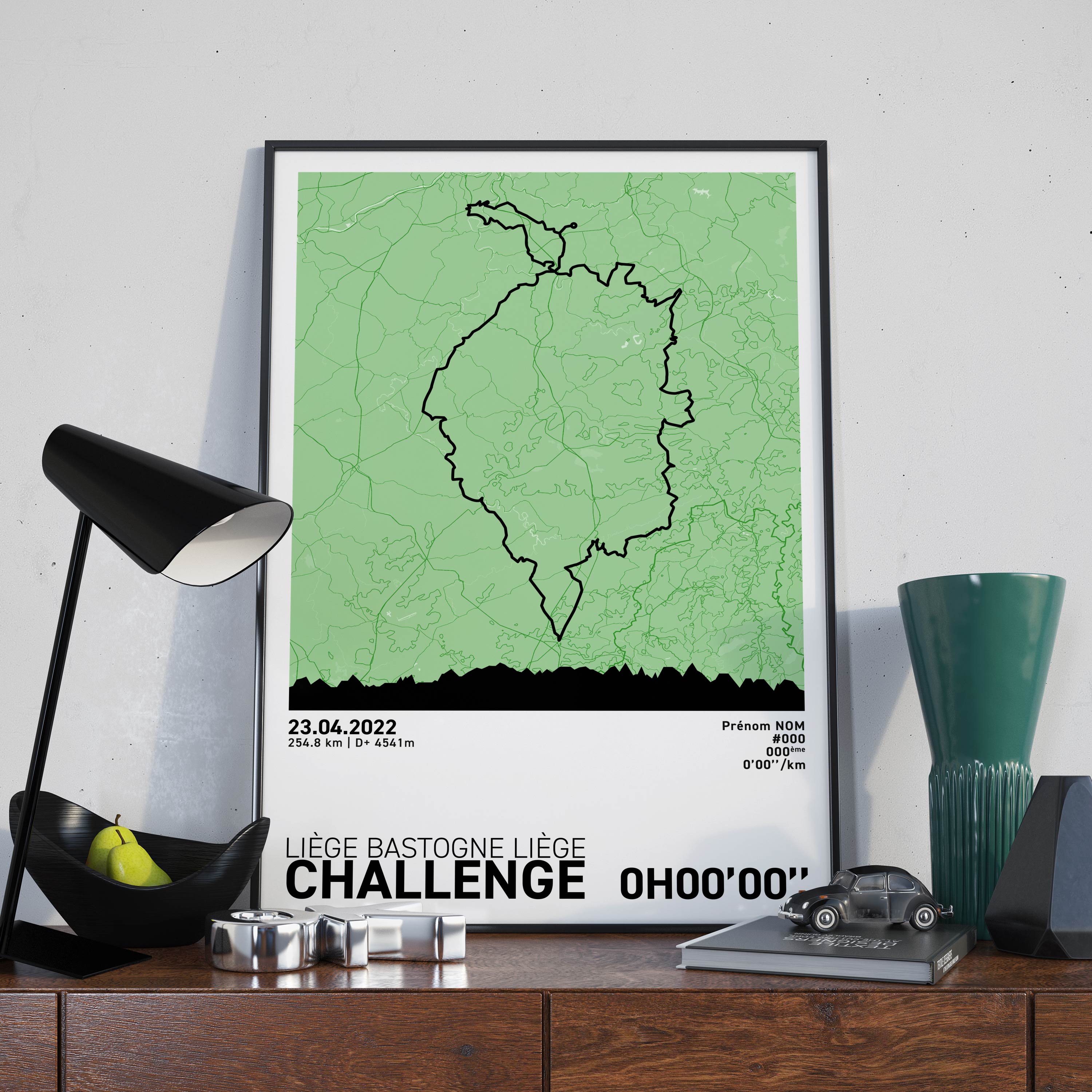 Affiche Cyclisme - Liège-Bastogne-Liège Challenge
