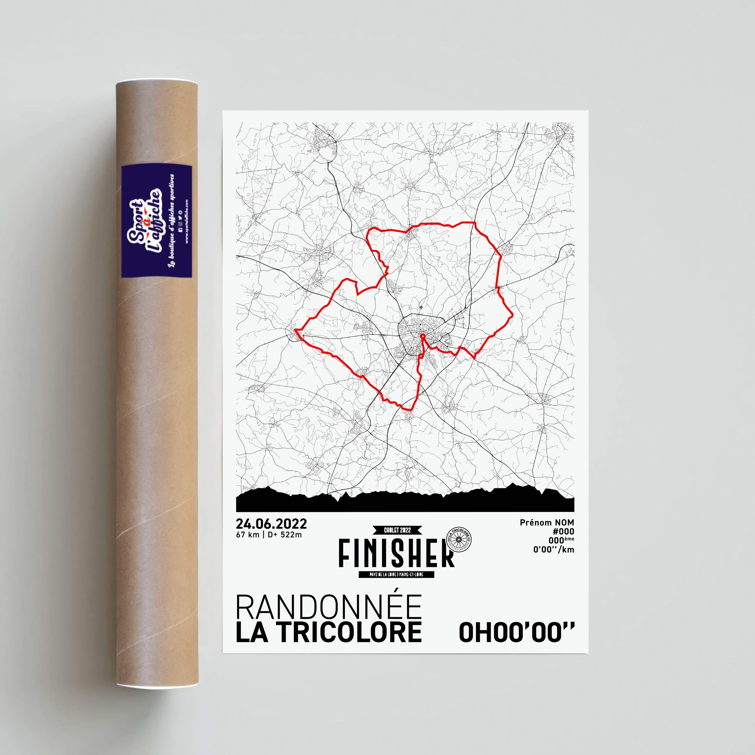 Affiche Cyclisme - La Randonnée Tricolore 2022