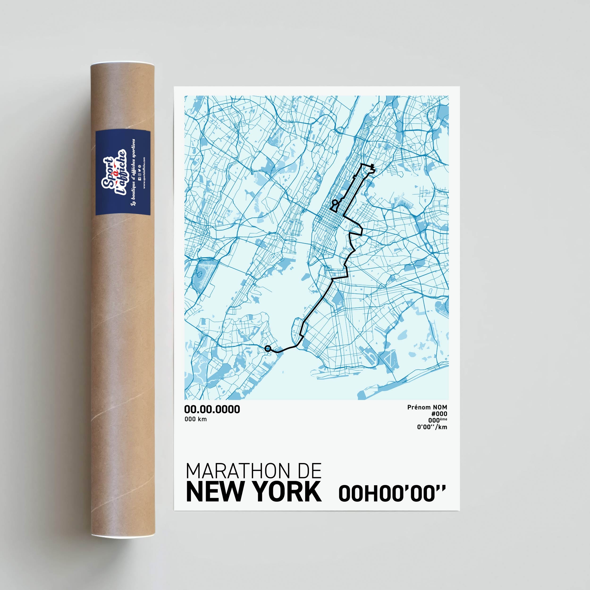 Affiche Running - Marathon de New-York