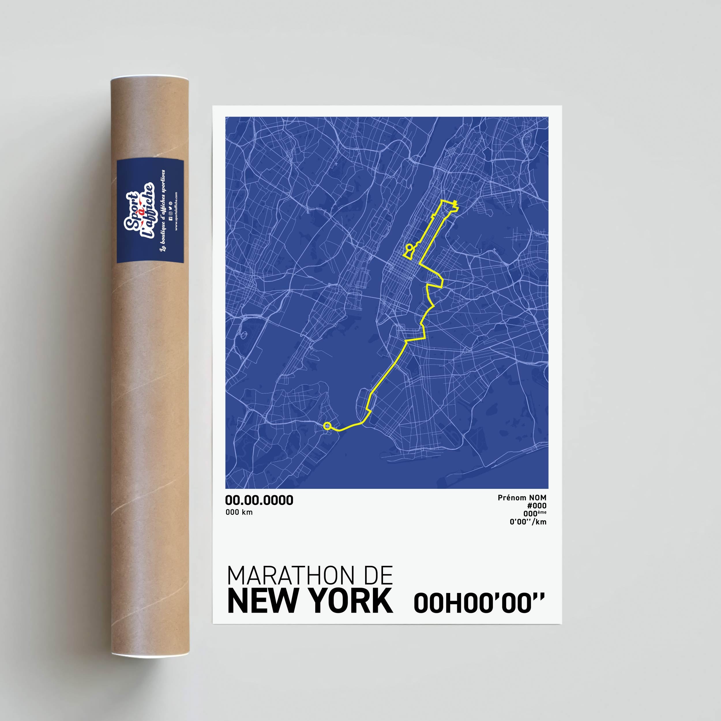 Affiche Running - Marathon de New-York