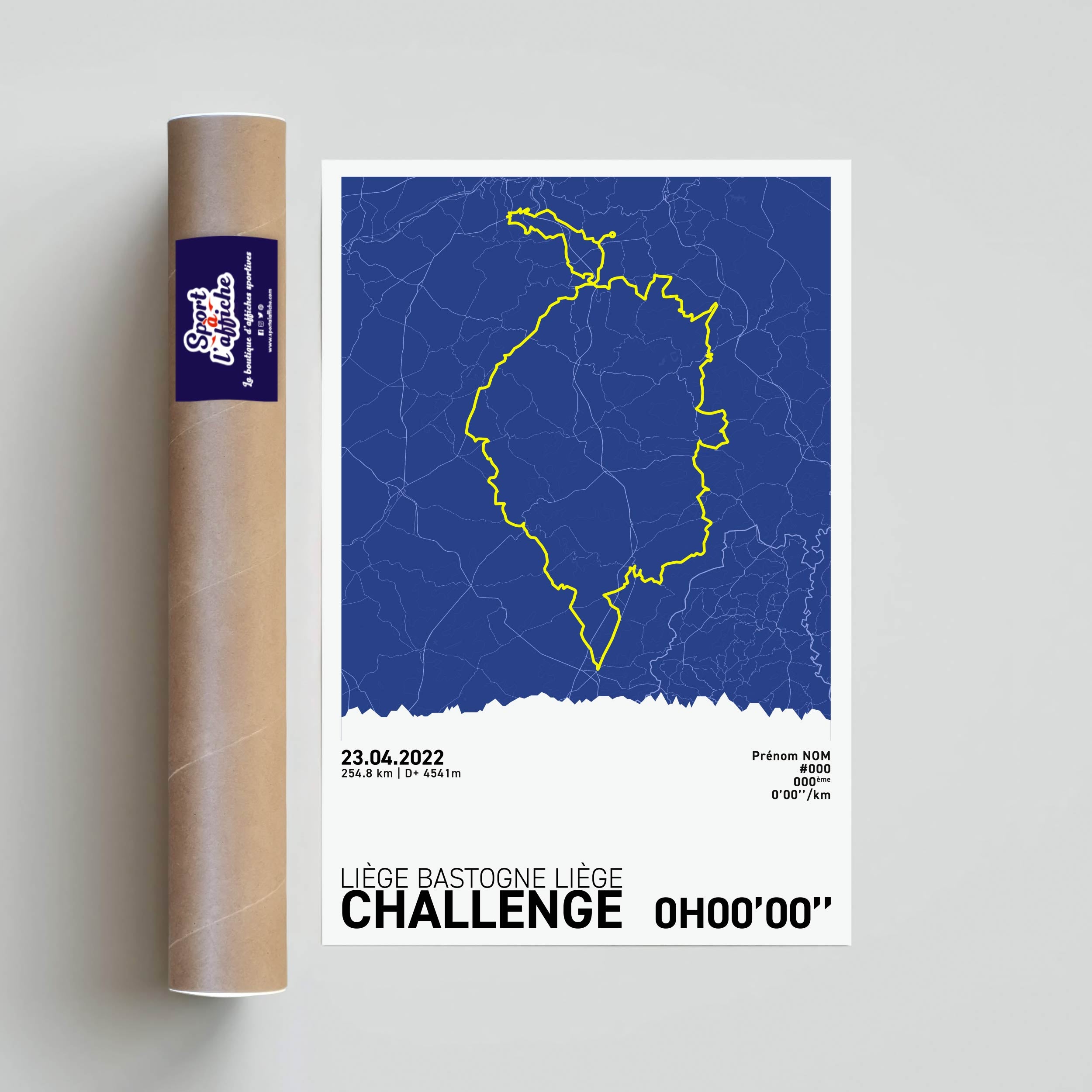 Affiche Cyclisme - Liège-Bastogne-Liège Challenge