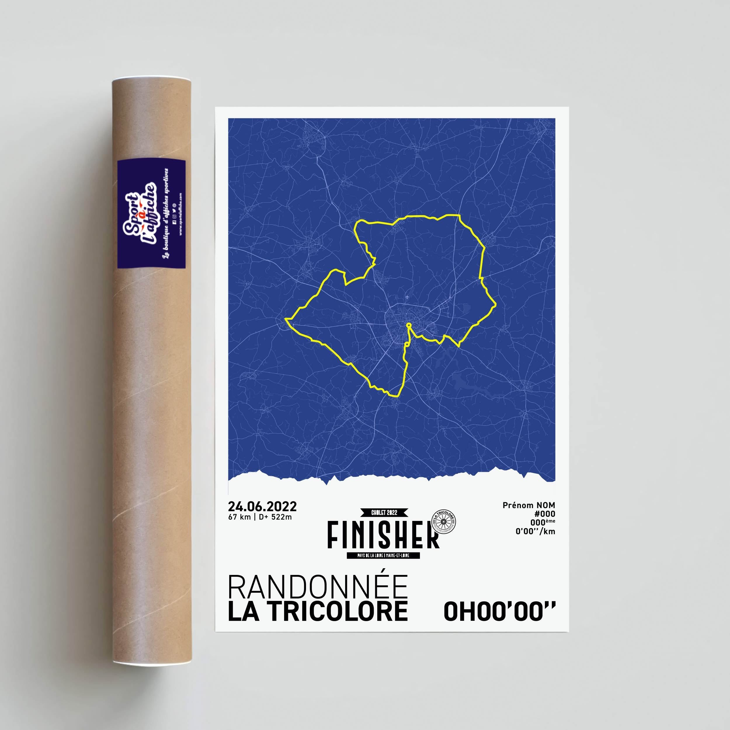 Affiche Cyclisme - La Randonnée Tricolore 2022