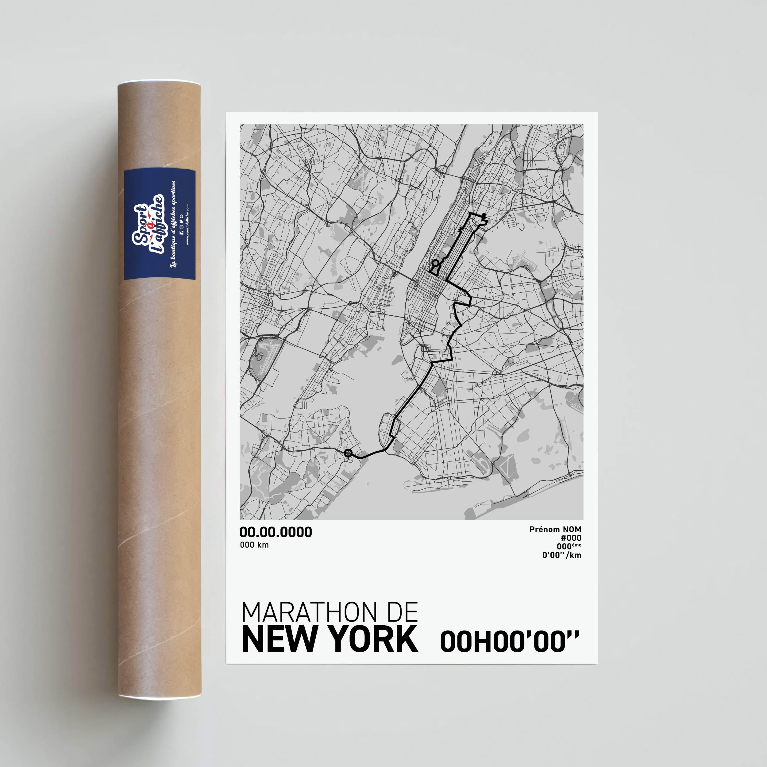 Affiche Running - Marathon de New-York