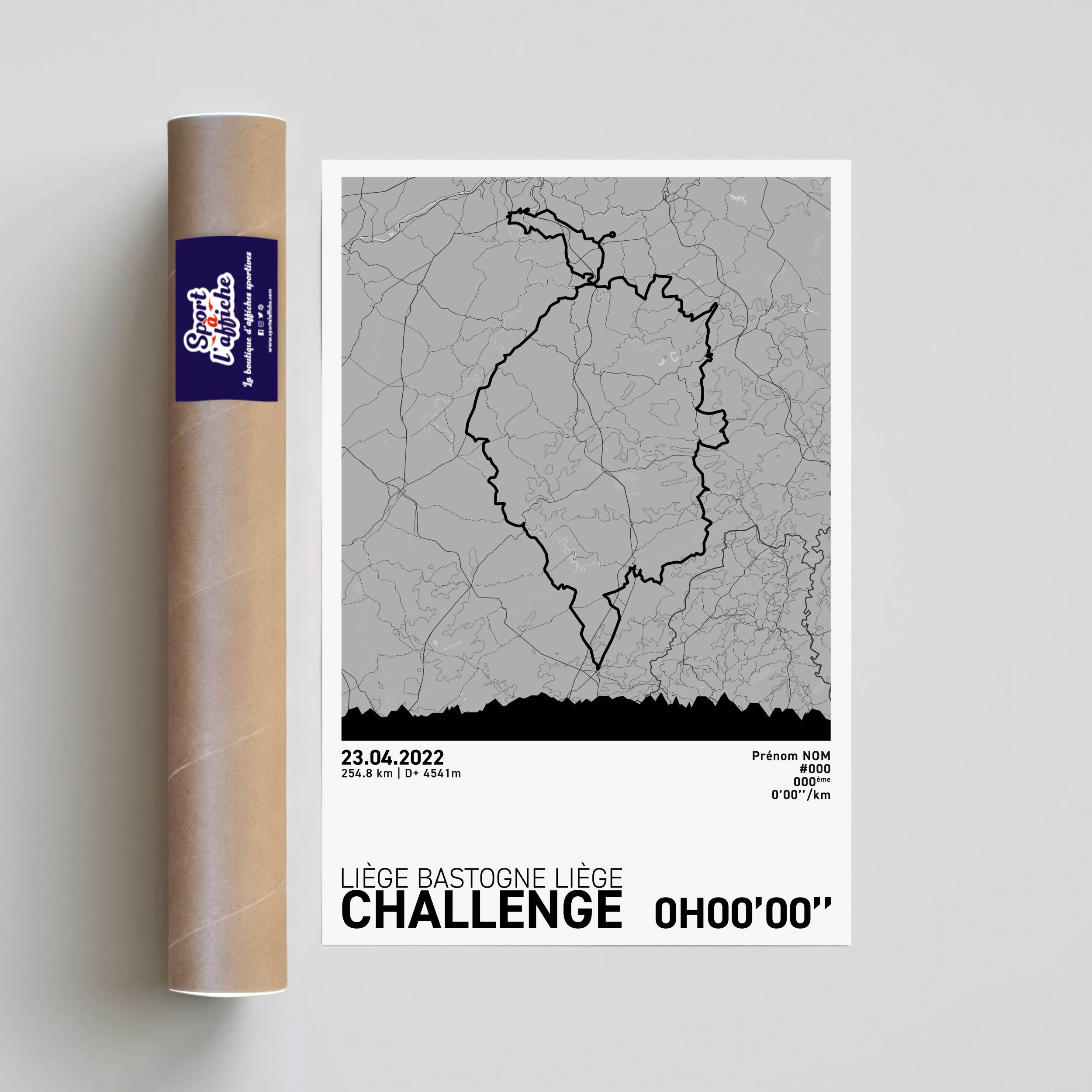 Affiche Cyclisme - Liège-Bastogne-Liège Challenge
