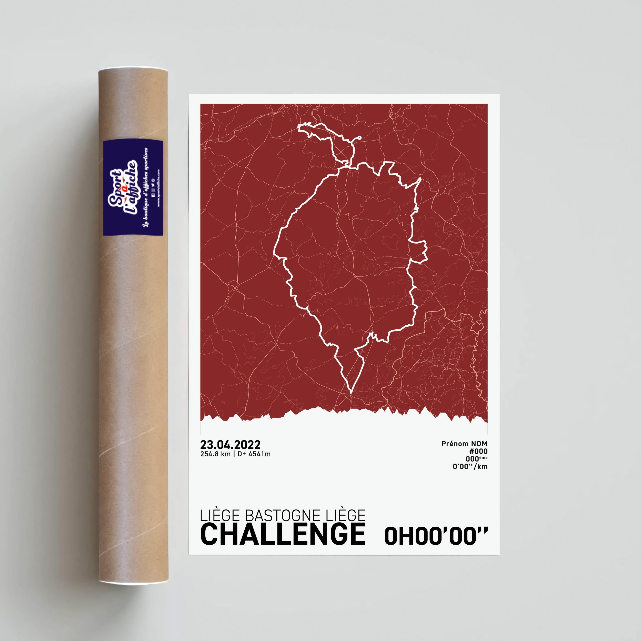 Affiche Cyclisme - Liège-Bastogne-Liège Challenge