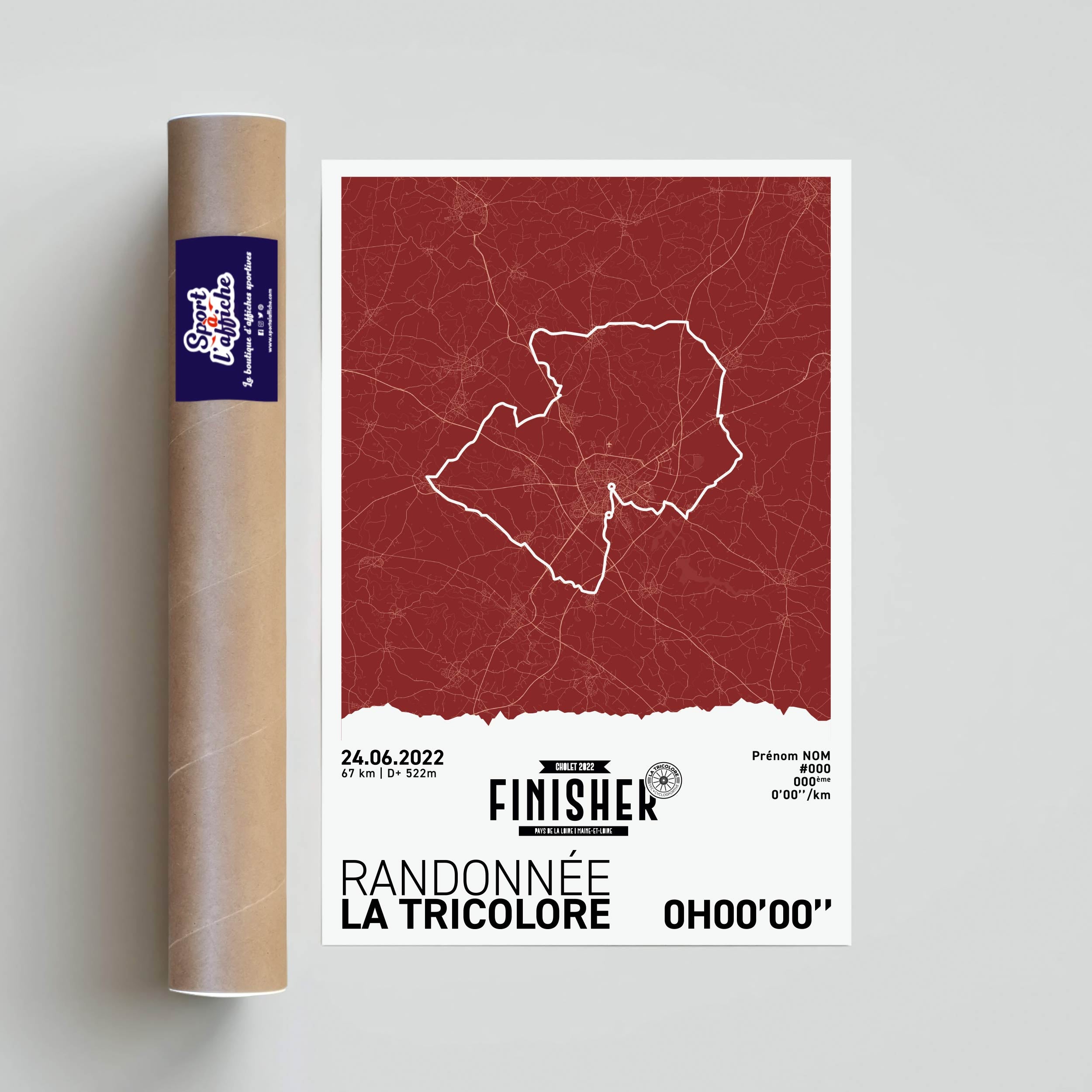 Affiche Cyclisme - La Randonnée Tricolore 2022