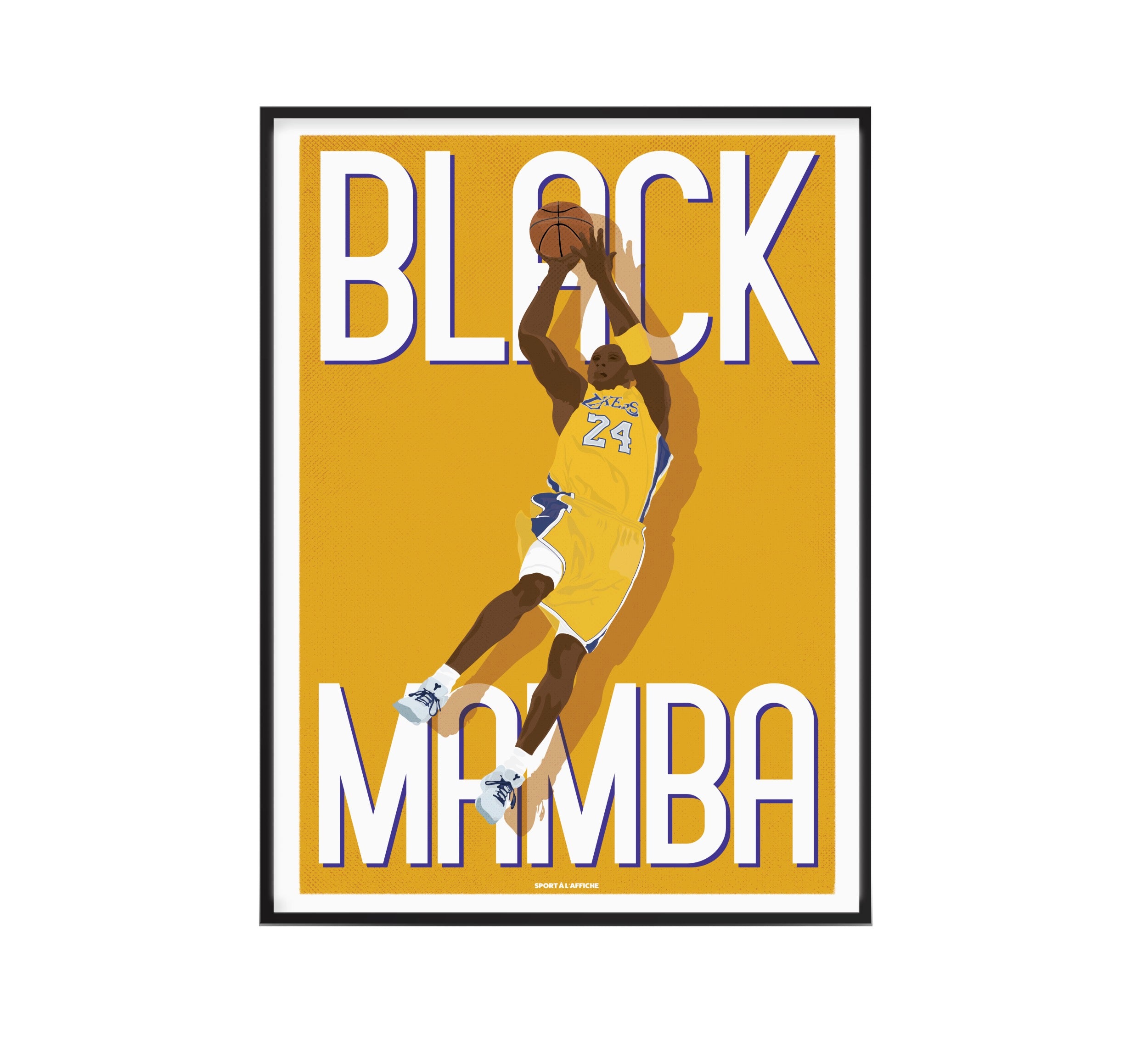 Affiche Basket - Kobe Black Mamba