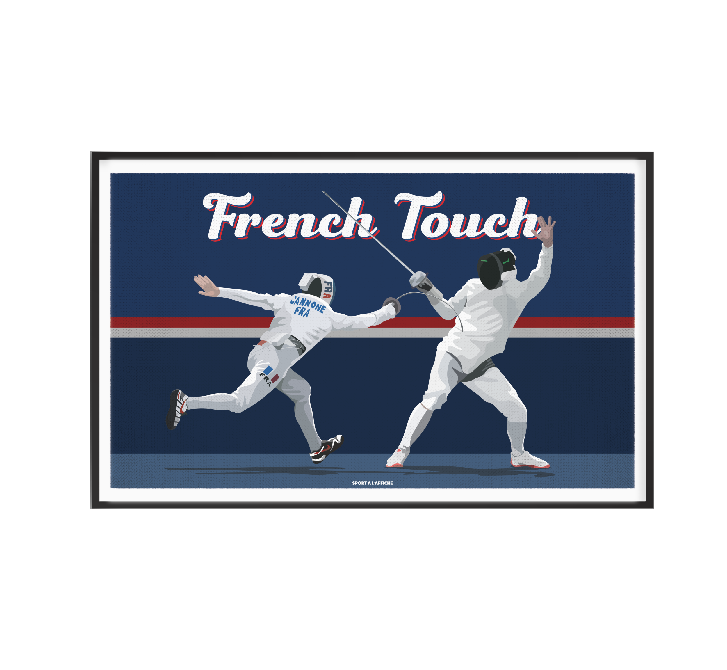 Affiche Escrime - French Touch