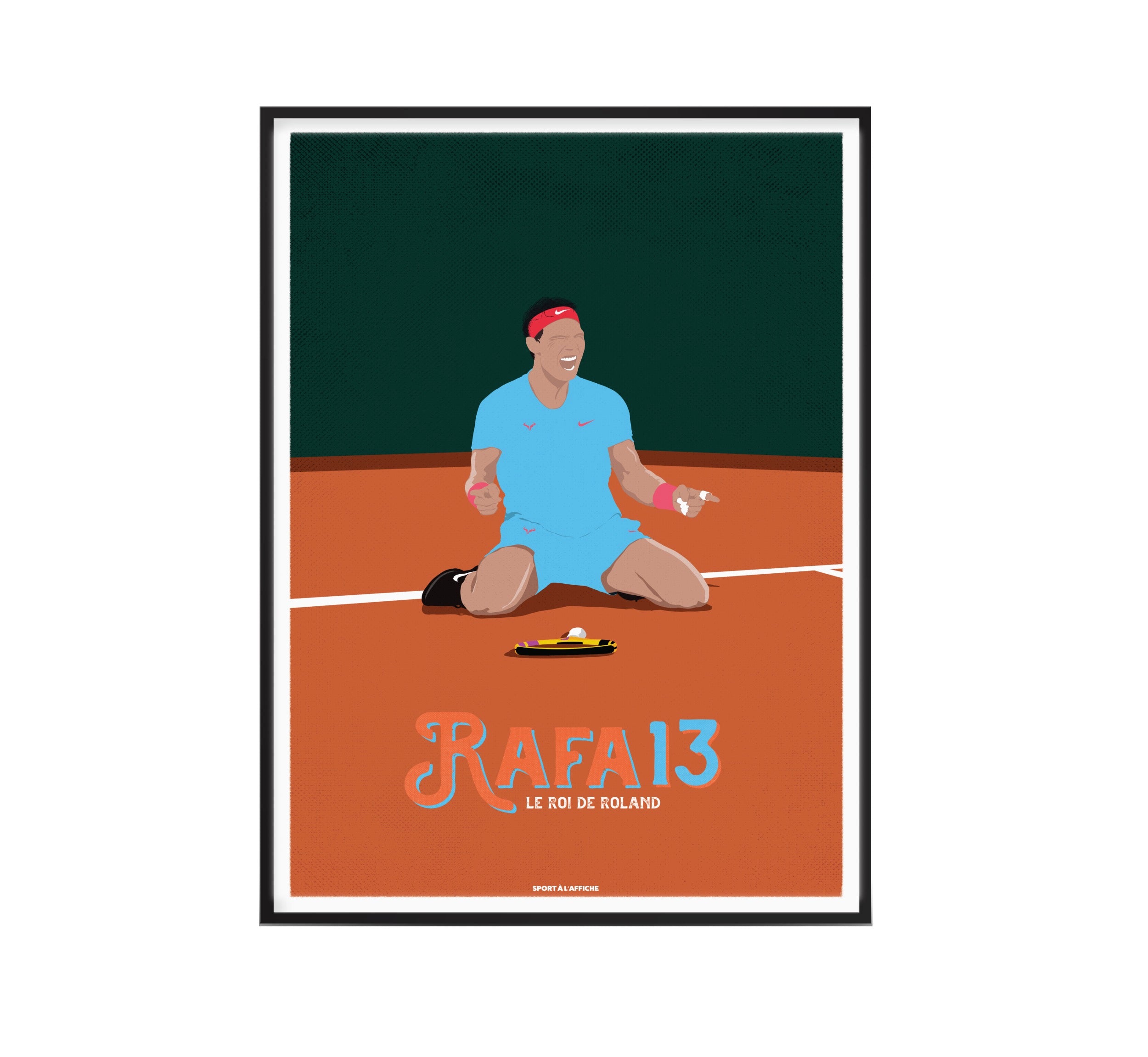 Affiche Tennis - Rafa Le Roi de la Terre