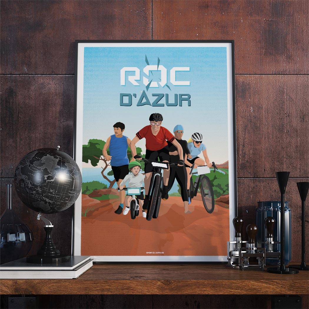 Affiche Cyclisme - Roc d'Azur 2023