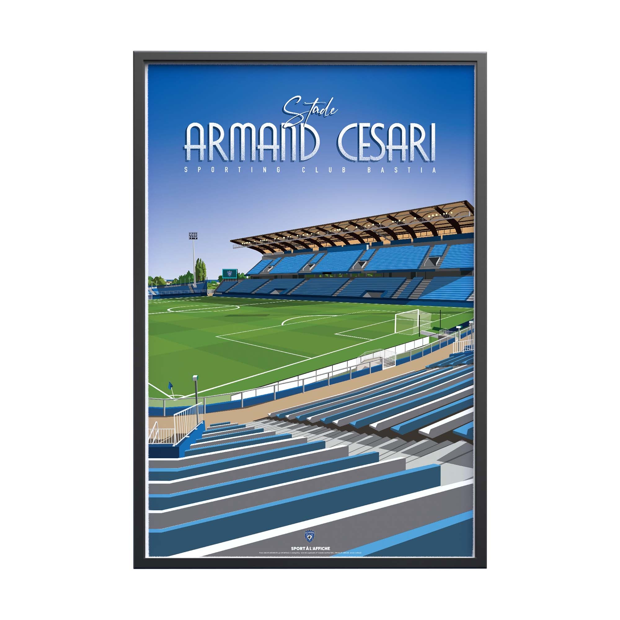 Affiche SC Bastia - Stade Armand Cesari